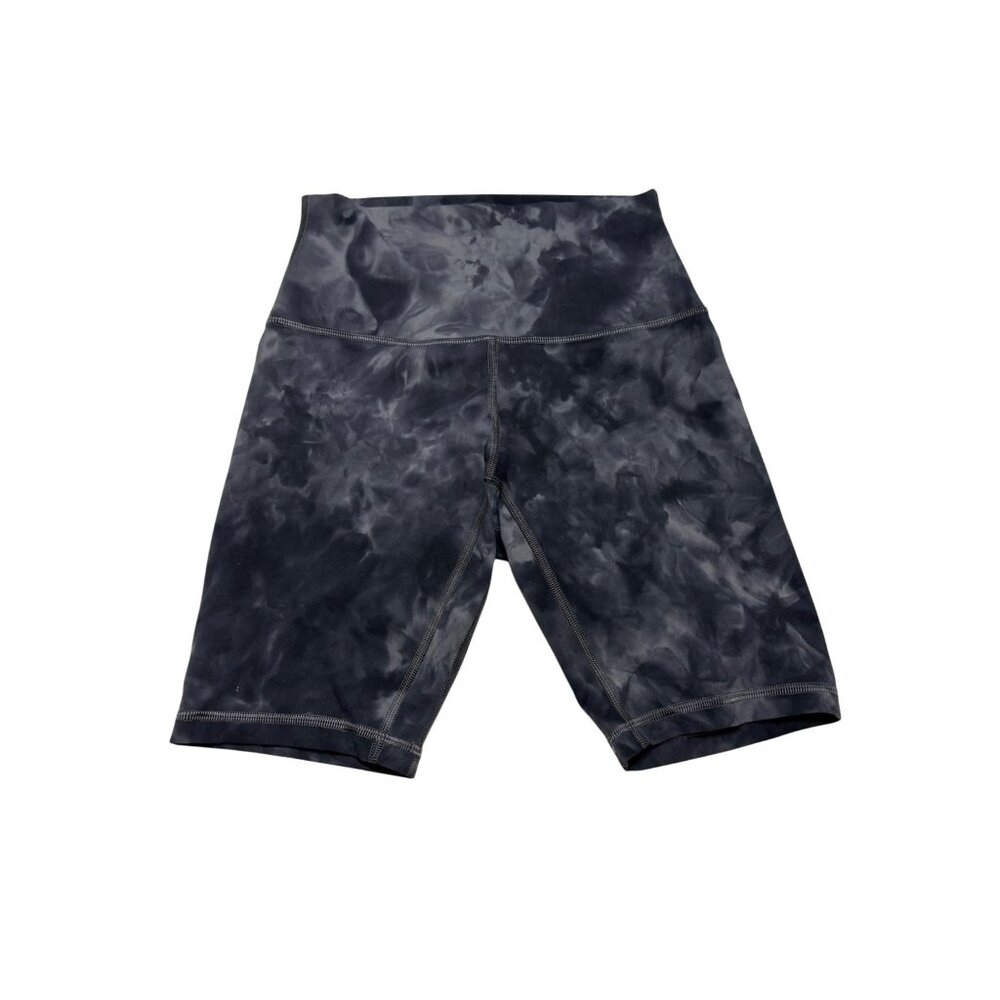 Lululemon Align Short 8" Inseam Tie Dye Blue Grey-sz 4